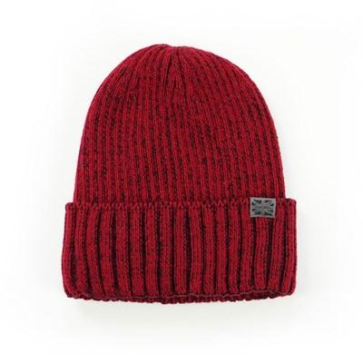 Mens Knit Stocking Hat - Red