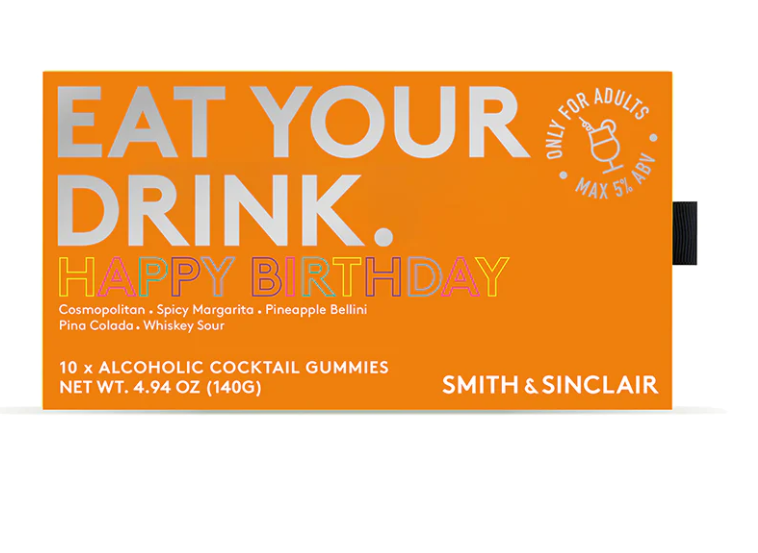 Happy Birthday Alcohol Gummies - Lg