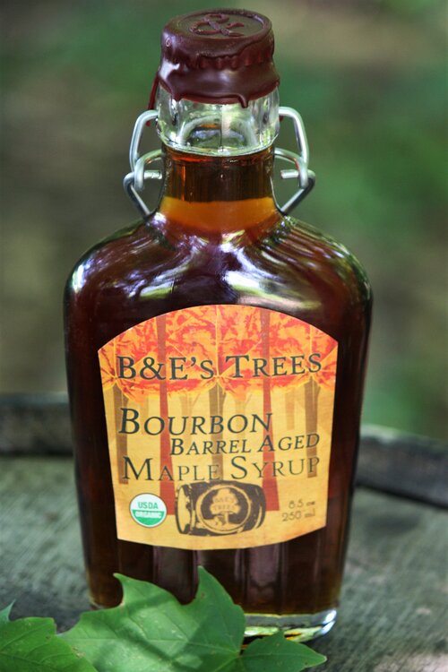 8 Ounce Bourbon Barrel Maple Syrup