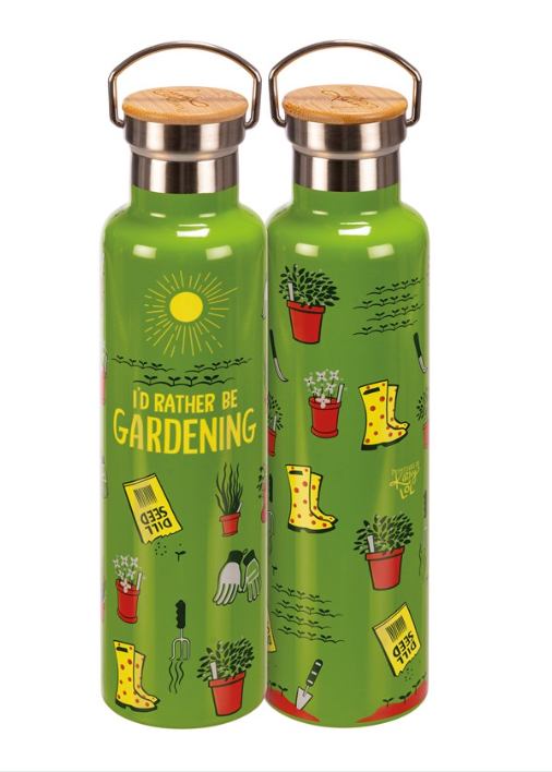Insulated Bottle - I'd Rather Be Gardening