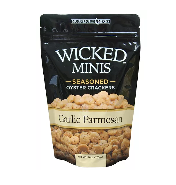 Garlic Parmesan Wicked Crackers