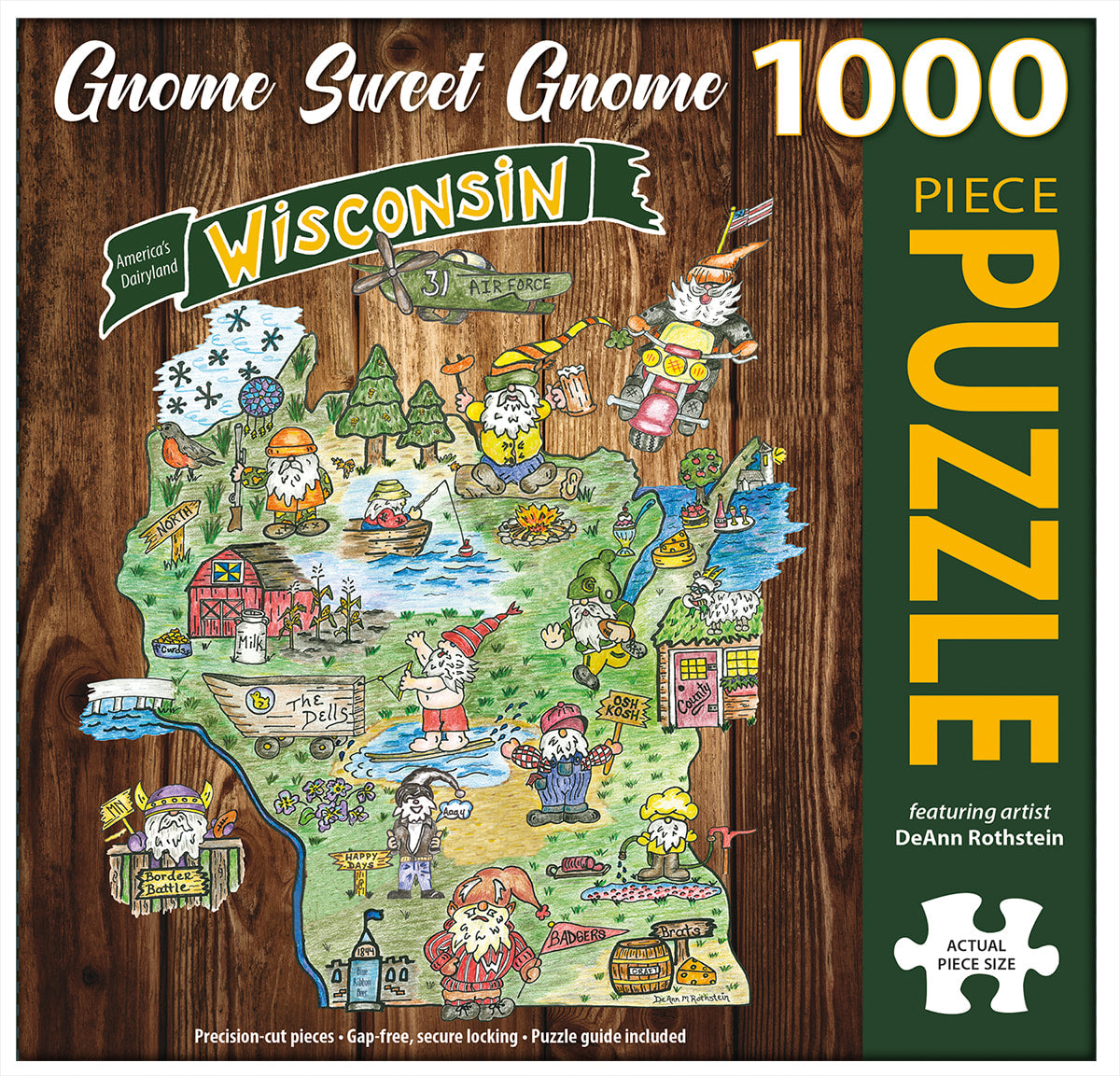 Gnome Sweet Gnome Wisconsin Puzzle