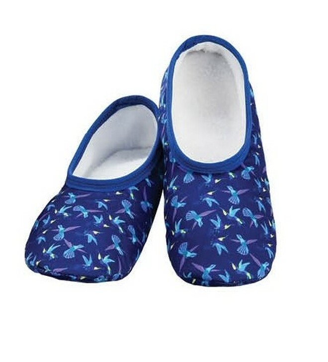 Snoozies Slippers Bird Lovers - Hummingbirds