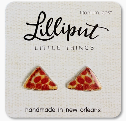 Pizza Earrings